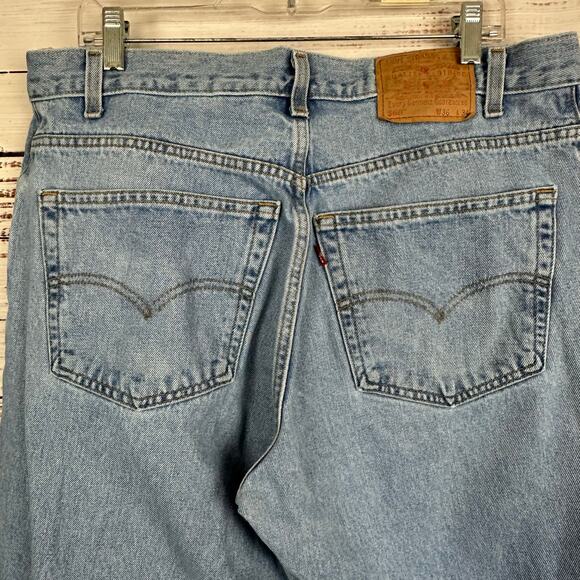 Mens Y2K Levis 560 Loose Fit Tapered Leg Light Wash Denim Jeans Baggy Size 36X34 - Picture 1 of 8
